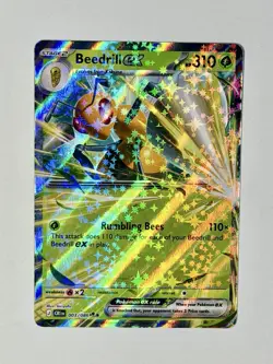 Pokemon TCG: Beedrill ex 003/086 RR 2026 Mega Evolution—Chaos Rising ME04:CRI - Image 3