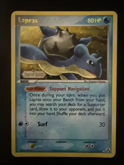 Lapras 8/92 Pokemon Legend Maker Reverse Holo Stamped - Image 1