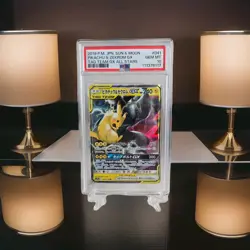 Card Pikachu E Zekrom GX PSA 10 RR 031/173 Sm12a Jap Pokemon Collection - Image 1
