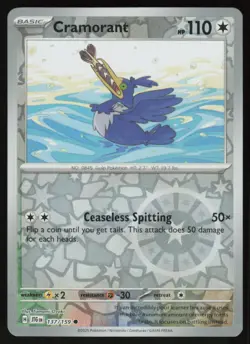 Cramorant 137/159 Common Journey Together Pokemon Reverse Holo Near Mint - Image 1