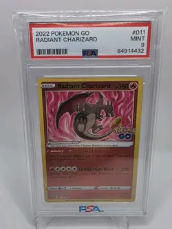 Radiant Charizard 011/078 Pokemon GO Holo - Image 1