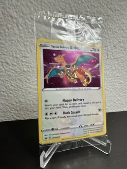 2021 Special Delivery Bidoof SWSH177 SWSH: Sword & Shield Promo Card Holo Sealed - Image 2