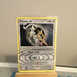 Pokemon TCG Arceus AR5 Holo Rare English HP 80 Basic 2009 Arceus - Image 1