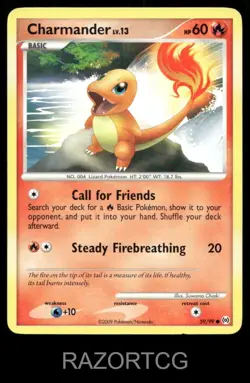 CHARMANDER 59/99 C ARCEUS POKEMON LP - Image 1