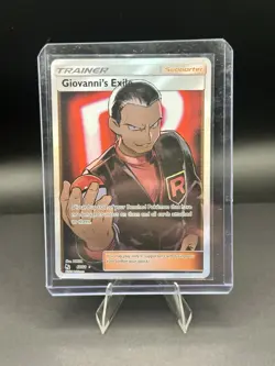 Pokemon Giovanni's Exile 67/68 Sun & Moon Hidden Fates Near Mint - Image 1