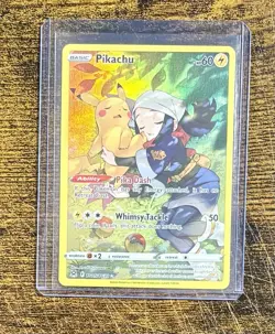 Pokemon TCG Pikachu TG05/TG30 Ultra Rare Holo Swsh11 Lost Origin (B) - Image 1