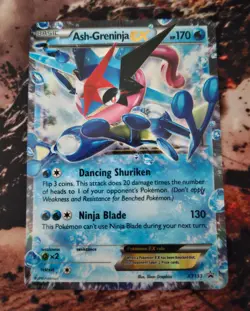 Pokemon XY Ash Greninja EX XY133 Black Star Promo MP - Image 1