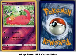 2017 Pokemon, S&M Guardians Rising, #48/145 Slowpoke, Reverse Holo Common - Image 1