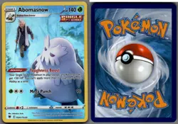 2022 Pokemon, Astral Radiance Trainer Gallery, #TG01/TG30 Abomasnow, Holo Rare - Image 1