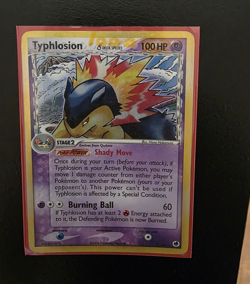 Pokemon Company Typhlosion Delta Species 12/101 Holo Rare 100 HP English 2006 - Image 1