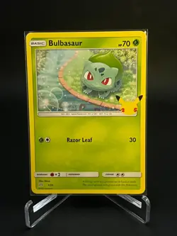 Pokemon McDonald's 25th Anniversary 2021 Bulbasaur Non-Holo 1/25 - Image 1