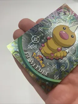 #13 WEEDLE HOLO FOIL Black Logo Pokemon Topps TV Animation Edition Card - Image 3