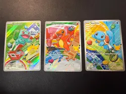 Pokemon First Partner Illustration Collection Series 1 - Kanto FULL Gen 1 Set NM - Image 1