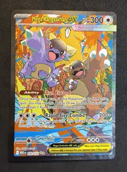 🔥 Mega Kangaskhan ex 182/132 Mega Evolution SIR NM Pokemon TCG 🔥 - Image 1