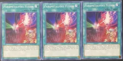 Parametalfoes Fusion BLVO-EN061 Blazing Vortex 1st Edition (x3) Yugioh Card - Image 1