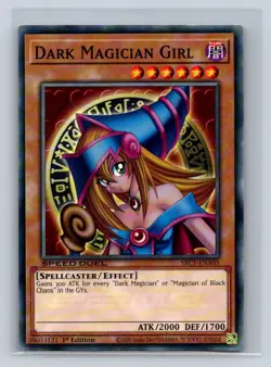DARK MAGICIAN & DARK MAGICIAN GIRL 2 CARD SET 1ST EDITION SBC1 YUGIOH TCG NM - Image 4