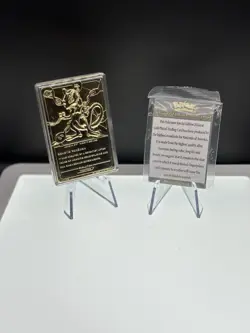 POKEMON Burger King Gold-Plated Mewtwo #150 Pokeball Card 1999 CIB W/ Sealed COA - Image 3