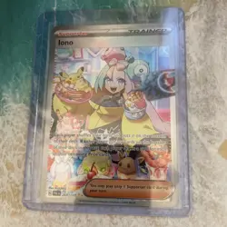 Pokemon TCG Iono Card Paldea Evolved Special Illustration Rare Card 269/193 - Image 1