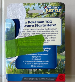 Pokemon 2 Player Trading Card Game My First Battle Box -30 Cards - missing coin 820650852534 - Image 2
