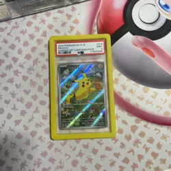 PSA 9 Mint Pikachu 218/SV-P Summer Get Promo AR Japanese 2024 Card Graded - Image 3