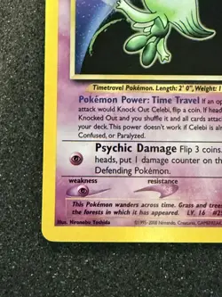 Pokemon Celebi Holo Neo Revelation 3/64 NM Rare - Image 4