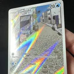 Nintendo Slowpoke 204/198 SV01 Illustration Rare Full Art Holo EN 2023 - Image 3