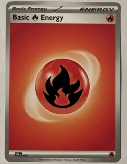 Pokemon Fire Energy Non Holo Common, Random - Image 1