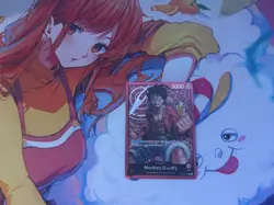 One Piece TCG Monkey D Luffy ST01-001 Pre Errata Leader - Image 1