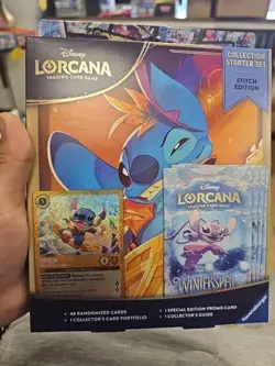 Disney Lorcana: Winterspell Collection Starter Set Stitch Edit 6 Box Case Sealed - Image 1
