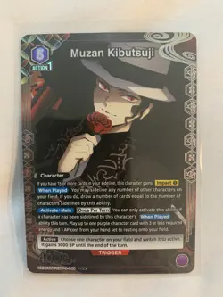 Union Arena Muzan Kibutsuji (SR*) - UEX05BT/KMY-3-049 Demon Slayer - Image 1