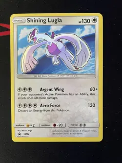 Pokemon Shining Lugia Card SM82 Holo Rare Legendary Pokemon Trading Card - Image 1