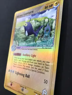 Lanturn 28/95 EX Team Magma VS Team Aqua Pokemon Card Reverse Holo - Image 2
