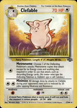 Pokemon Choose Your Cards - Vintage Jungle Set (LP) - Image 5