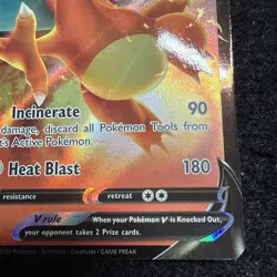 Pokemon TCG Charizard v Brilliant Stars Ultra Rare Card 017/172 NM Condition - Image 5