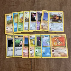 Pokemon Bulk Wotc 15 Card Vintage Lot 1st Edition Rare Shadowless - Image 1