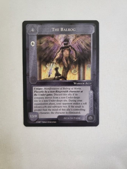 The Balrog Middle Earth Card CCG MECCG - Against the Shadow - Image 1