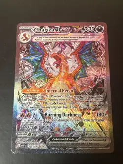 Pokemon TCG Charizard EX Sir Obsidian Flames Special Illustration Rare Card #223 - Image 1