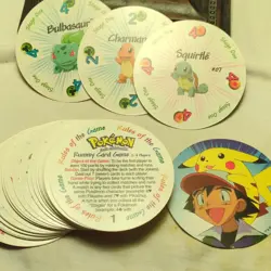 Pokemon Rummy Card Game Circular Deck of Cards with Case - Image 1