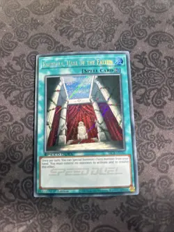 YuGiOh Spell Card Valhalla, Hall of the Fallen SBCB-EN141 1st Ed Secret Rare - Image 1
