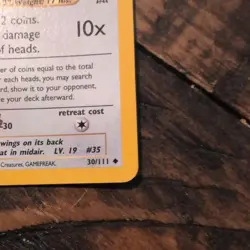 CLEFAIRY - 30/111 - Neo Genesis - Pokemon Card - LP - Image 3