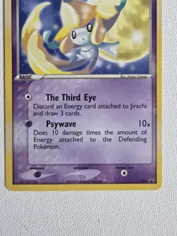 Nintendo Jirachi Promo 021 2004 LP Basic Pokemon Card - Image 3