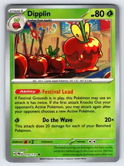 Dipplin 010/131 Prismatic Evolutions Pokemon Card TCG Poke Ball Reverse Holo Nm - Image 1