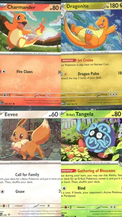 Pokemon Cosmos Holo Promo Card Pikachu Eevee Charmander Dragonite Pick your Card - Image 1