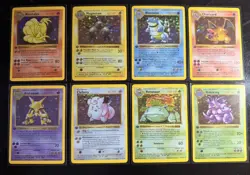 Charizard, Blastoise & More 8 Card Lot Holo’s (Vintage 90’s Remakes Unauthentic) - Image 2
