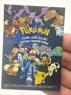Topps Pokemon Card Checklist TV Animation Edition Holo Black Foil Bulbasaur - Image 1