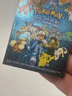 Topps Pokemon Card Checklist TV Animation Edition Holo Black Foil Bulbasaur - Image 2