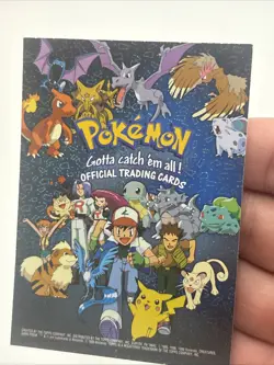 Topps Pokemon Card Checklist TV Animation Edition Holo Black Foil Bulbasaur - Image 3