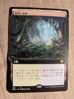 1x Misty Rainforest JAPANESE Extended NM - Modern Horizons ​​​​​MH2 Magic MTG x1 - Image 1