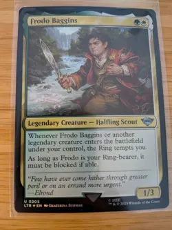 MTG Frodo Baggins (FOIL) 0205 Lord of the Rings M/NM Free UK P&P - Image 1