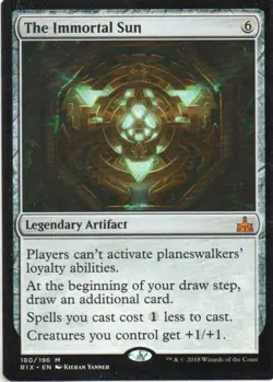 MTG: Rivals of Ixalan: The Immortal Sun: Lightly Played Condition - Image 1